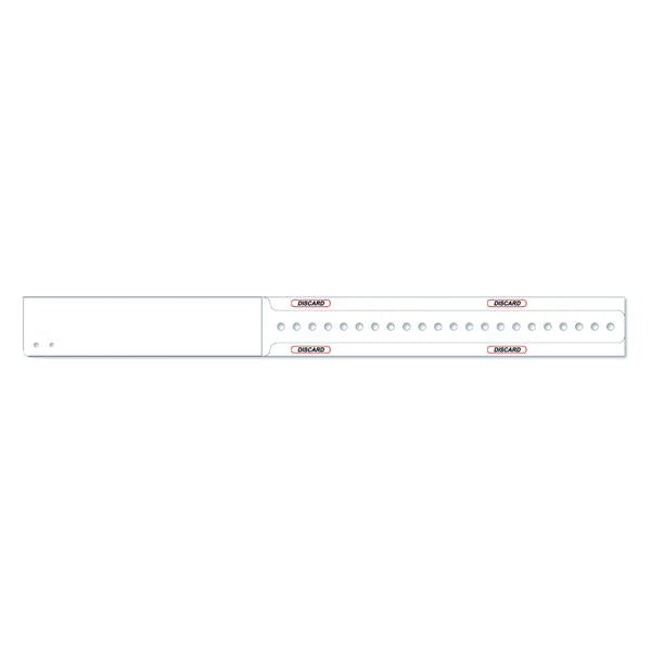 Wristband Patient ContourBand White 500/Box